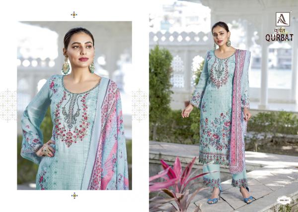 Alok Qurbat Designer Cotton Embroidery Pakistani Printed Dress Materials 